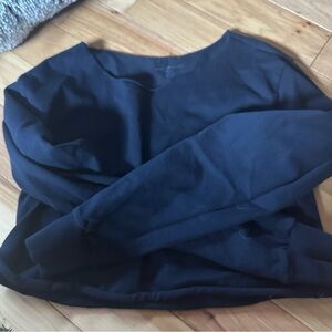 Brandy Melville navy off shoulder Sweatshirt
